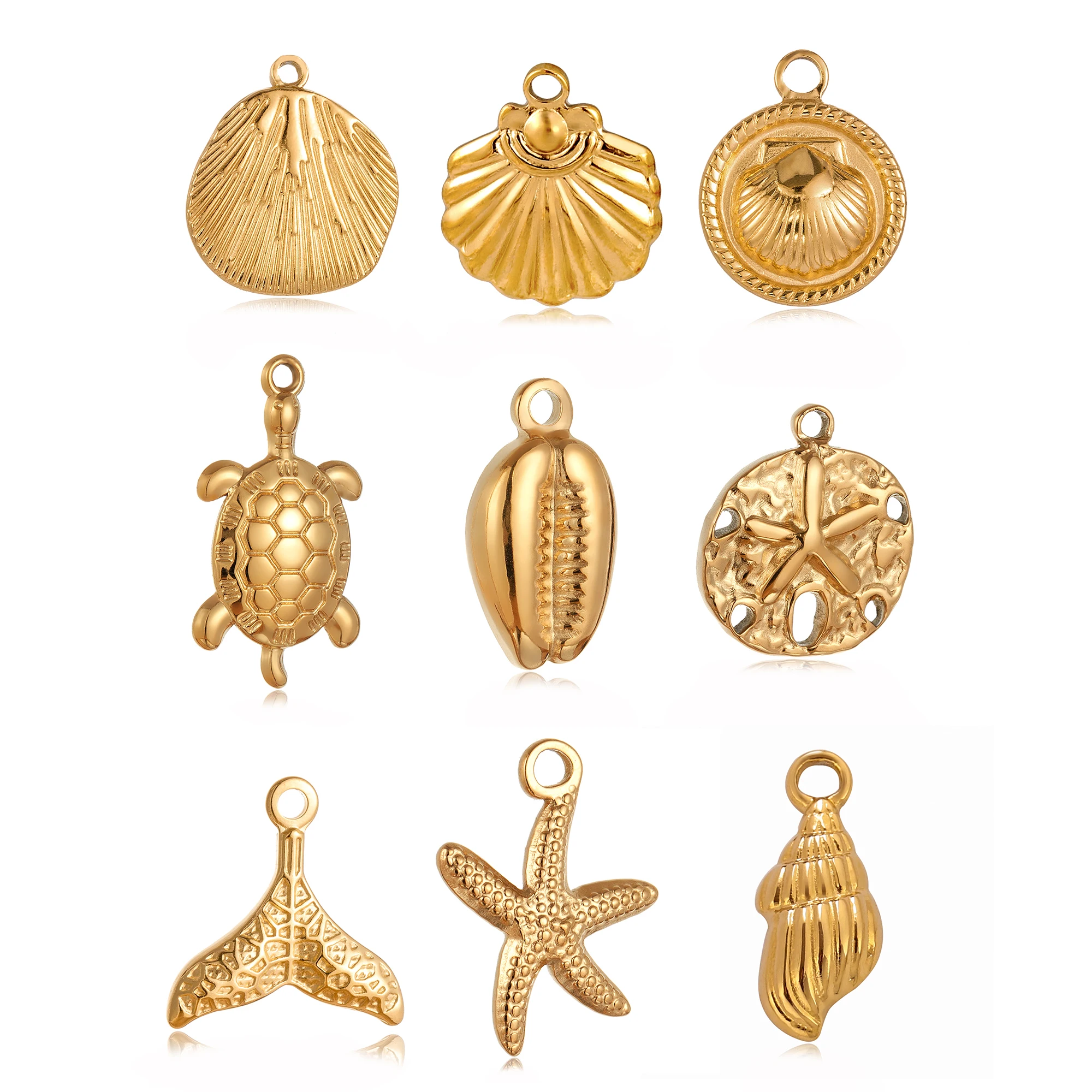 3 szt. Rozgwiazda ze stali nierdzewnej Charms życie morskie zwierzęce Charms do wyrobu kolczyków naszyjnik bransoletka biżuteria akcesoria