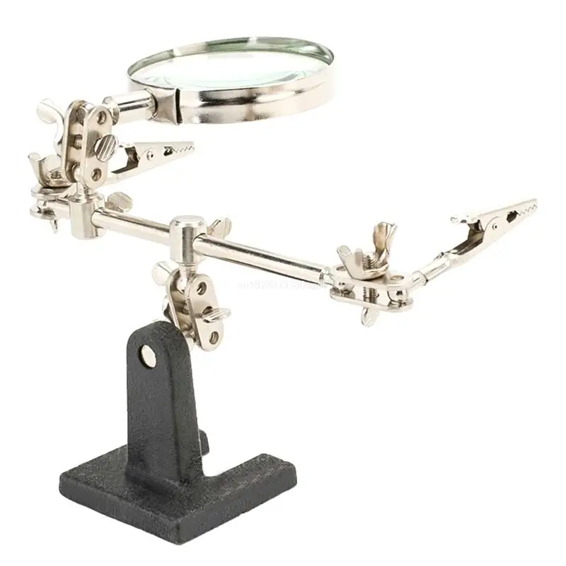 2.5X Glass Third Hand Soldering Stand for