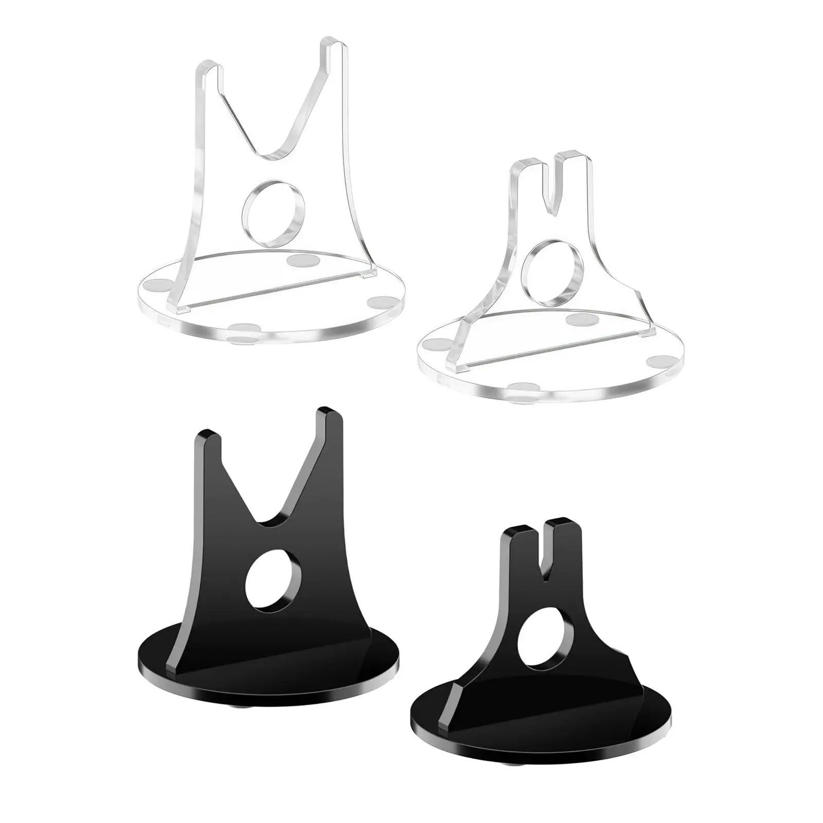 Easy Install Display Stand for Knives with Anti Slip Base Acrylic Collections Rack Kitchen Storage Organizer