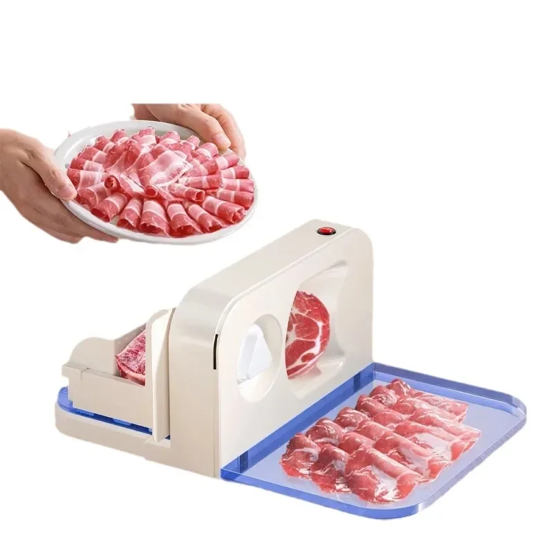 Electric Lamb and Beef Roll Slicer Small Frozen Meat Slicer Household Meat Slicer and Cutting Tool Cooking Accessories