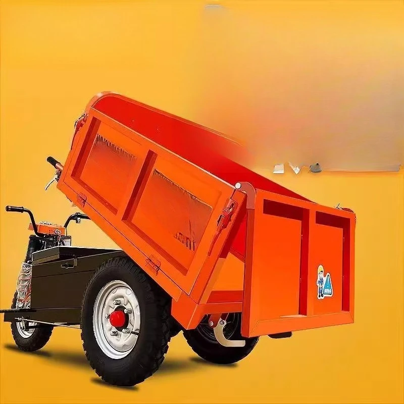 

Construction site electric tricycle, concrete trolley truck