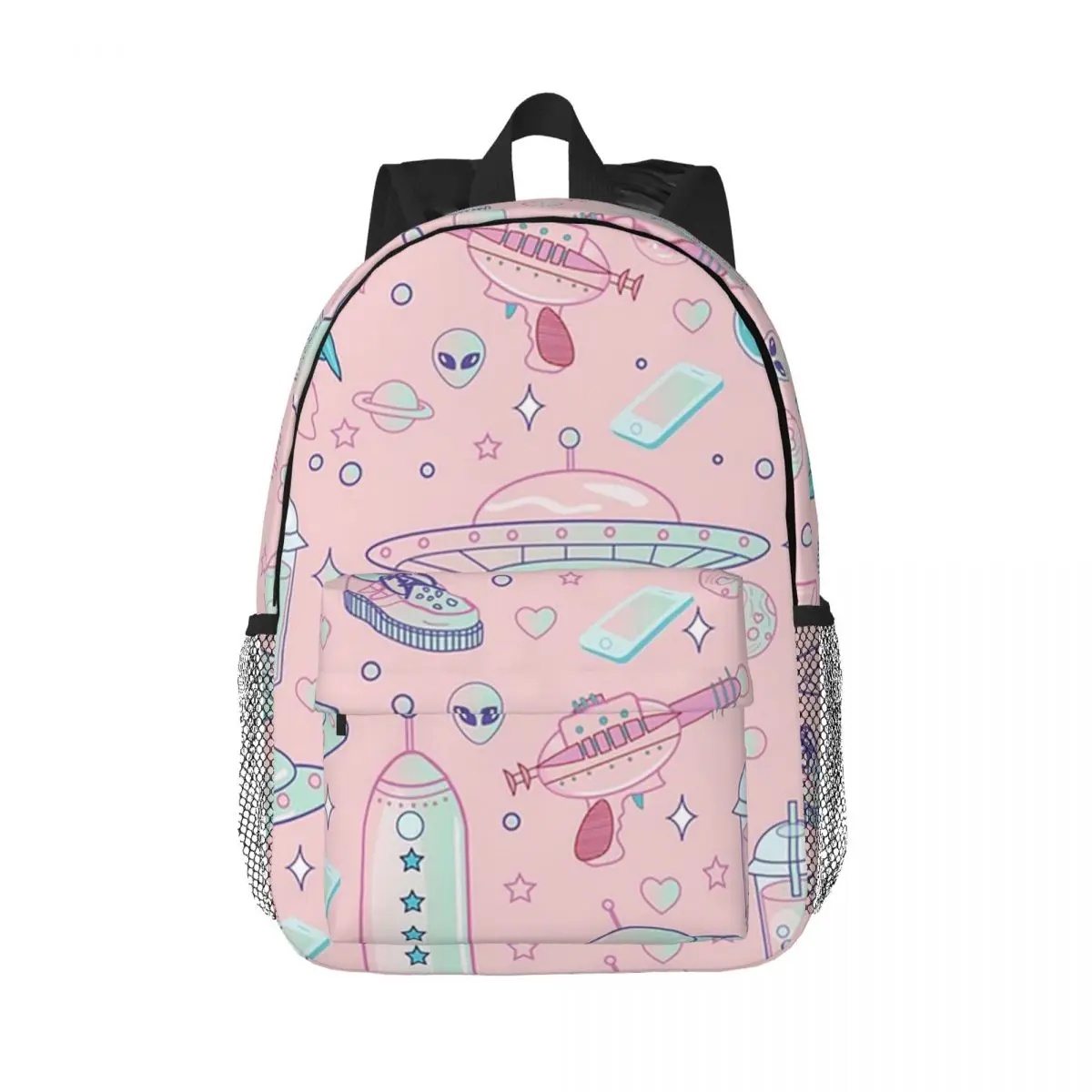 Galaxy Babe Pattern Backpacks Teenager Bookbag Cartoon Children School Bags Travel Rucksack Shoulder Bag Large Capacity