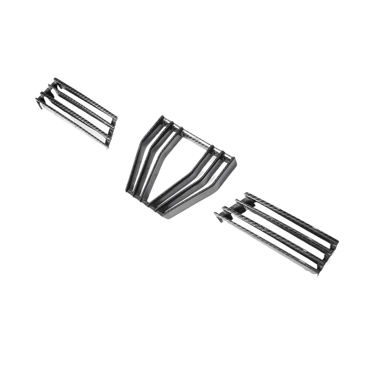 

Middle Air Intake 3 Pcs Set in Dry Carbon AC Style Front Bumper Lower Grille for G87 M2