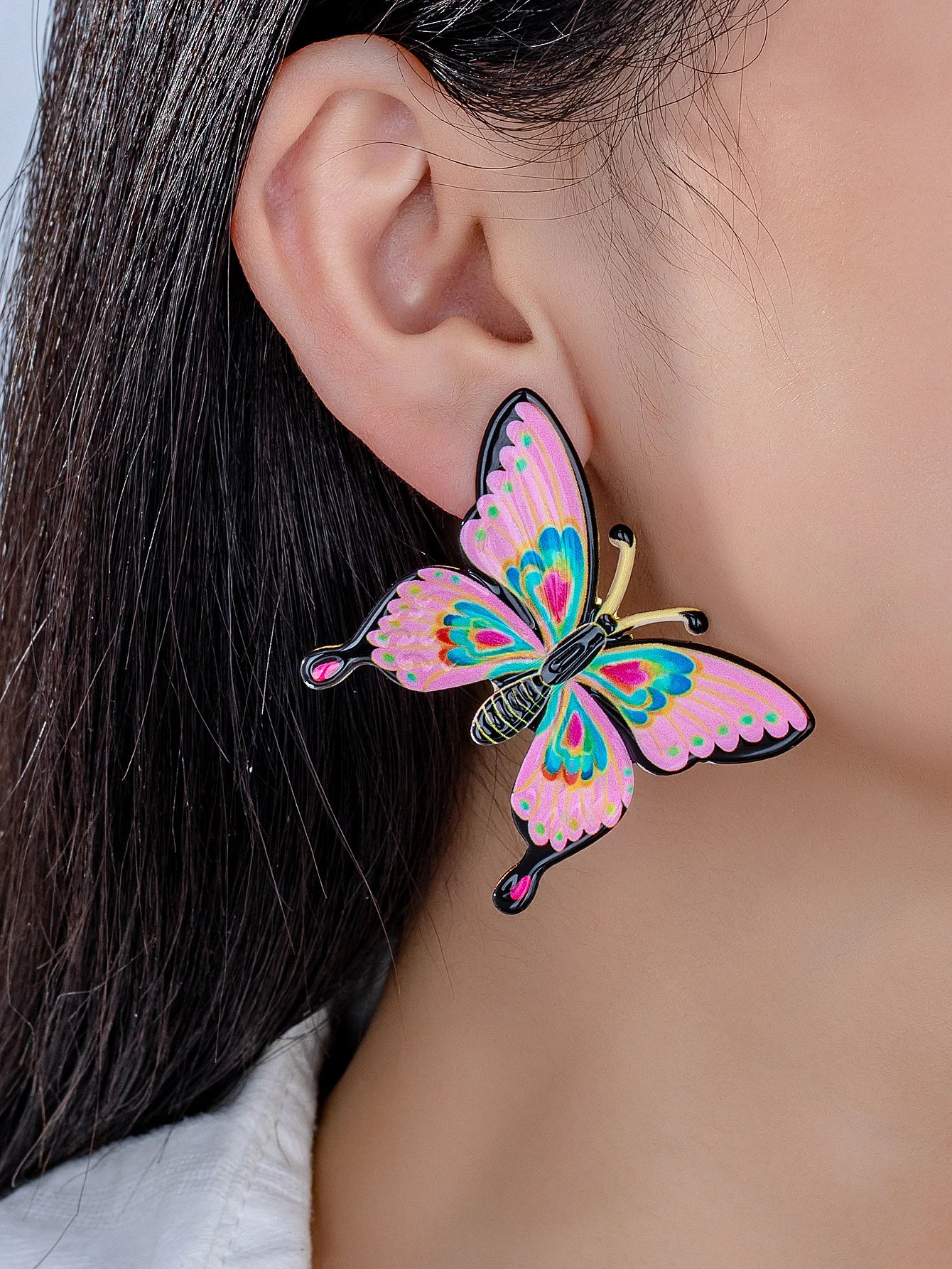 Elegant, Fashionable, Versatile, Light Luxury, and Stunning Summer Butterfly Earrings