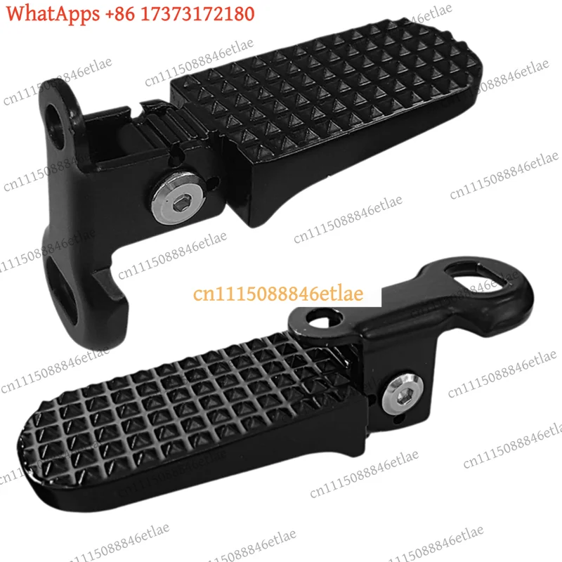 k3  Rear Passenger Foot Pegs for E-Bike/MTB Foldable Anti-Slip Rubber 100kg Load Rated EN 14766 Compliant Not Crank Pedals