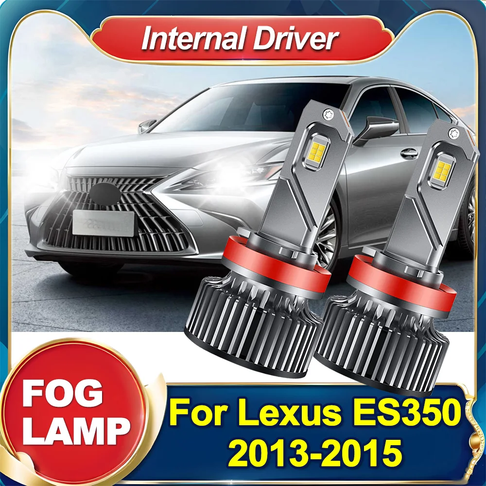 

Светодиодные противотуманные фары H11 H8 H9 DRL с реальным 360-градусным освещением, передние противотуманные лампы для Lexus ES350 2013-2015
