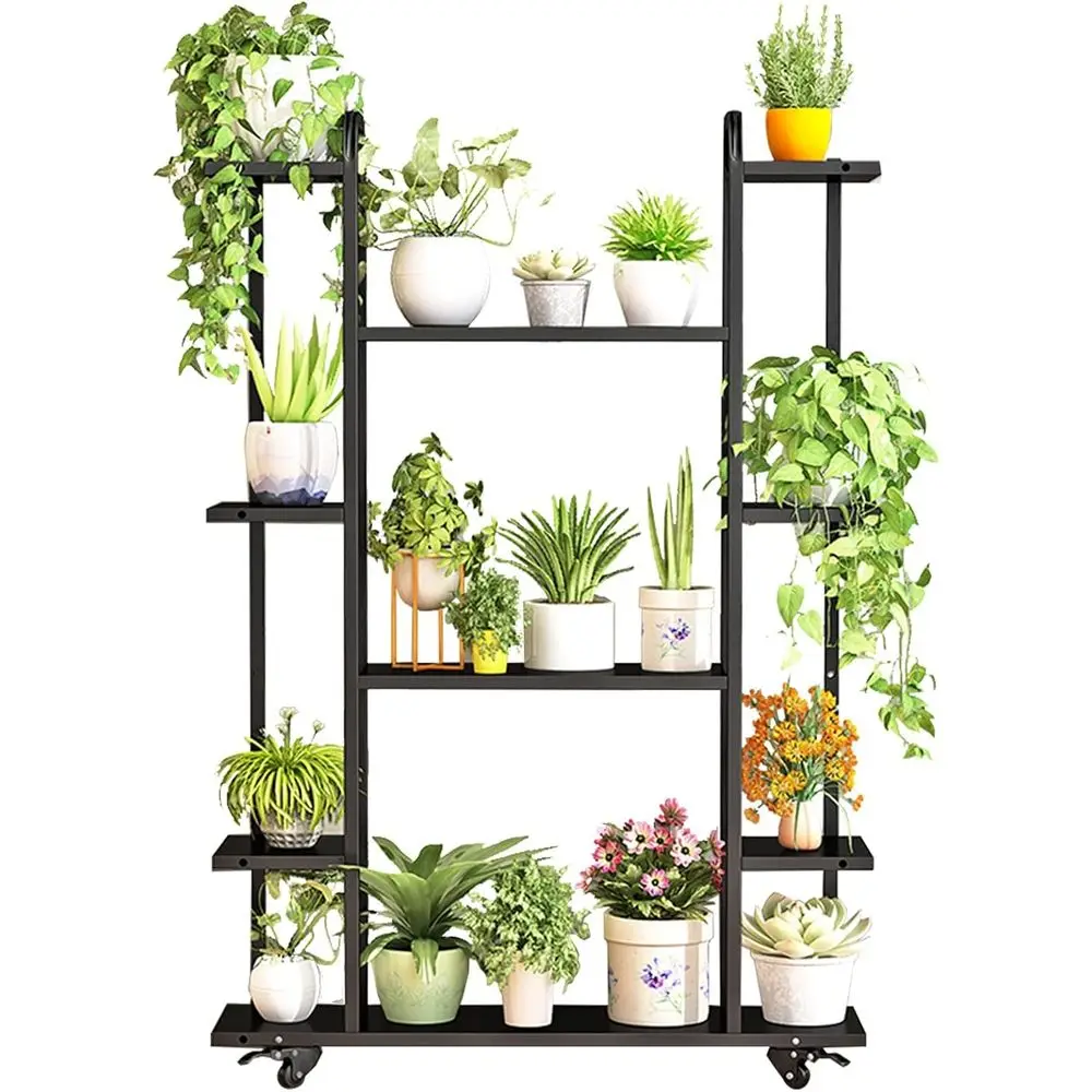 

Elevated Multi-Level Plant Stand - Stylish Vertical Rack for Home, Balcony, or Patio