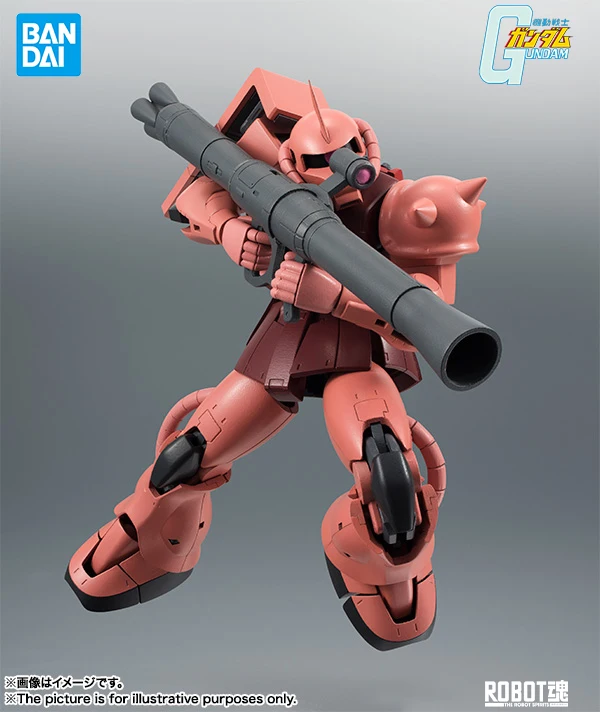 Bandai Mobile Suit Gundam ROBOT SPIRITS SIDE MS MS-06S Char's Zaku ver. AE MODE Figures Modello anime Regalo giocattolo in scatola originale