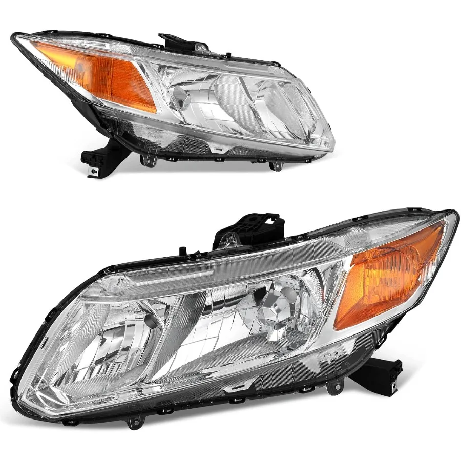 

Headlights Assembly Compatible with 2012 2013 2014 2015 Civic Sedan 4Door 20122013 Civic Coupe 2Door OE Headlamp Replacement He