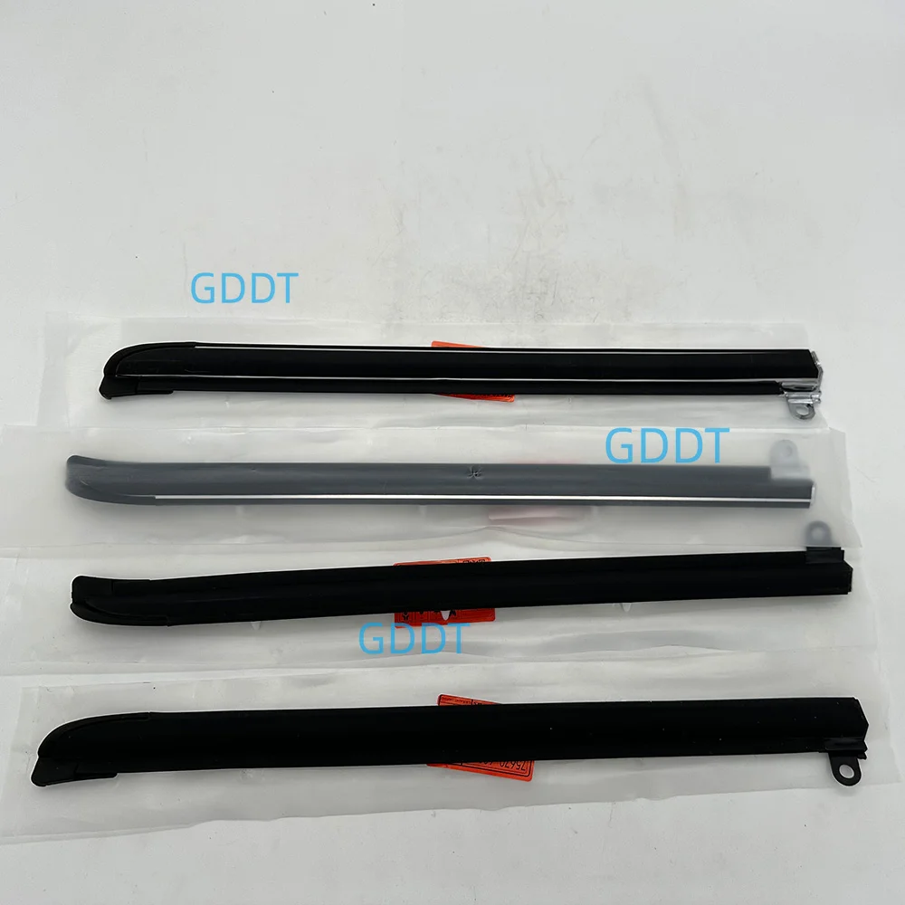 6 Pcs Chrome or Black Door Belt Moulding for Toyota Land Cruiser Prado 120 2003-2009 Weatherstrip for Lexus GX470 75711-60061