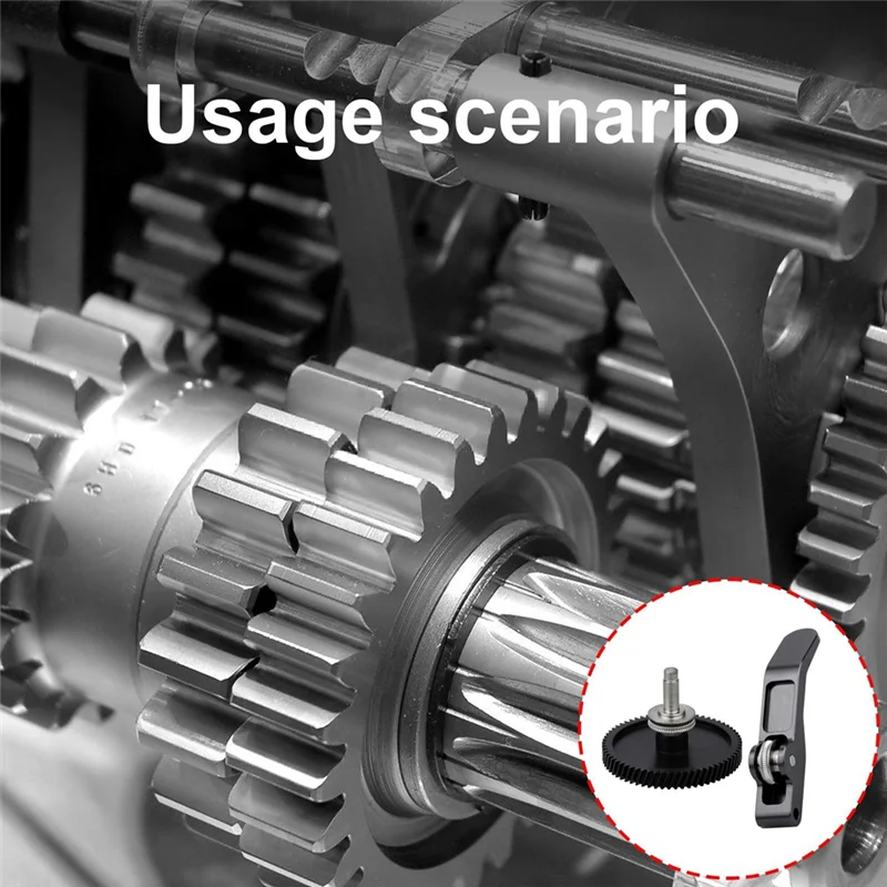 Upgraded Hardened Steel A1/A1 Mini Extruder Gear Assembly Coated Hardened Steel For Bambu Lab A1/A1 Mini 3D Printer-AA26