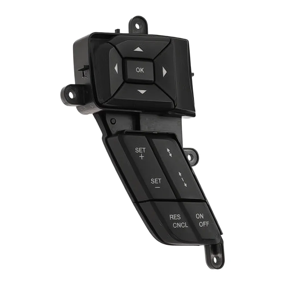 FL3T9E740BBW Steering Wheel Cruise Control Switch For For Ford For F150 For F250 F350 2015-2019 Black Plastic Replacement Part