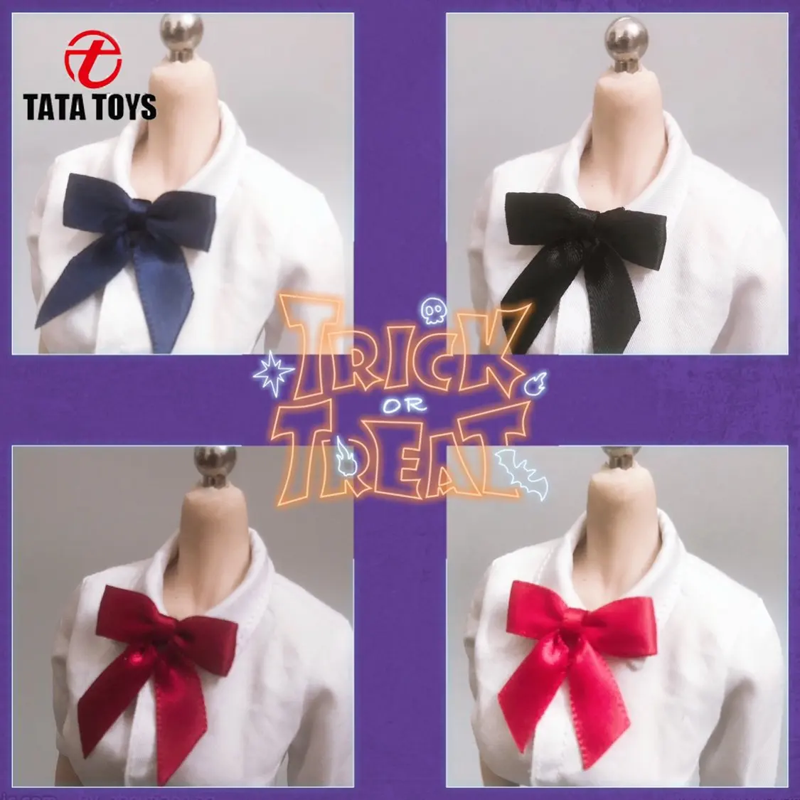 1/6 scale female dolls accessories school uniform bow tie fit 12'' action figure body model