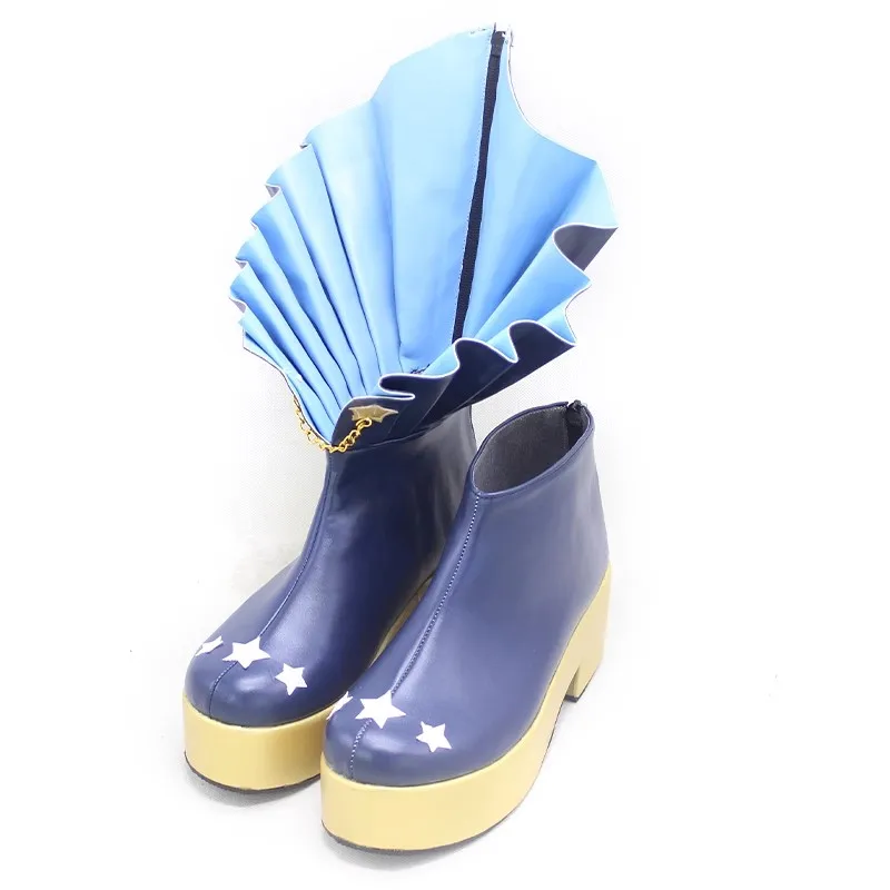 Vtuber hoshi machi suisei cosplay schuhe hololive virtual youtuber suisui lederschuhe virtueller anker