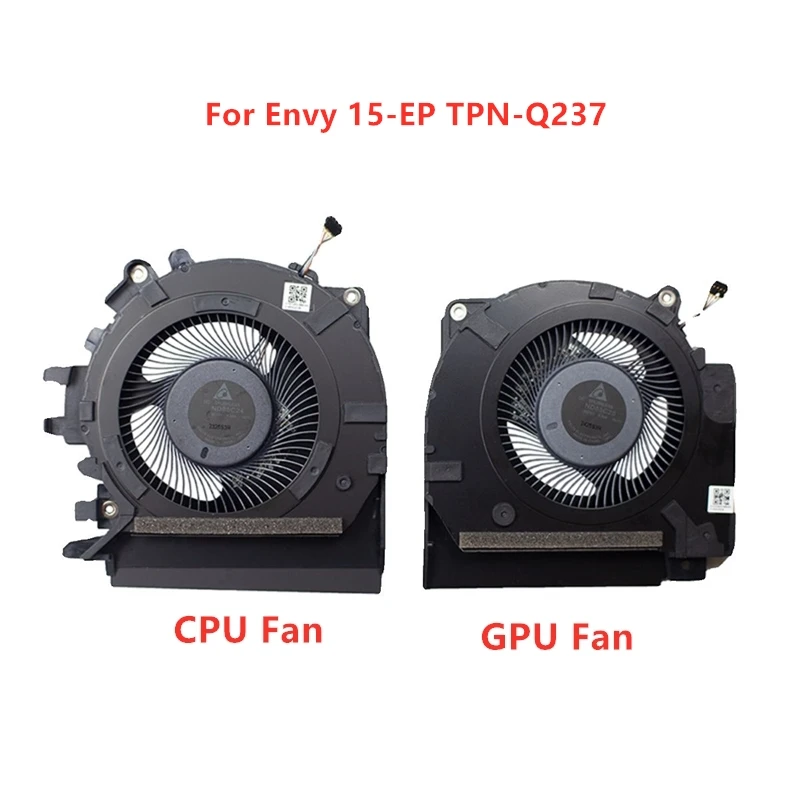 

Совершенно новые оригинальные охлаждающие вентиляторы для ноутбука, процессора и графического процессора для HP Envy 15-EP M04777 M04776-001 TPN-Q237