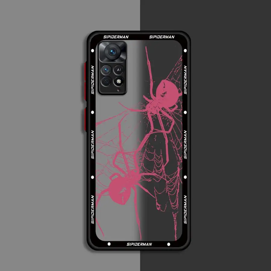 Marvel Sipiderman Logo Handyhülle für Xiaomi Redmi 12 12C 13C 5G 9 9A 9C 9T 10 10A A1 A2 Plus K40 Pro Bumper Matte Cover