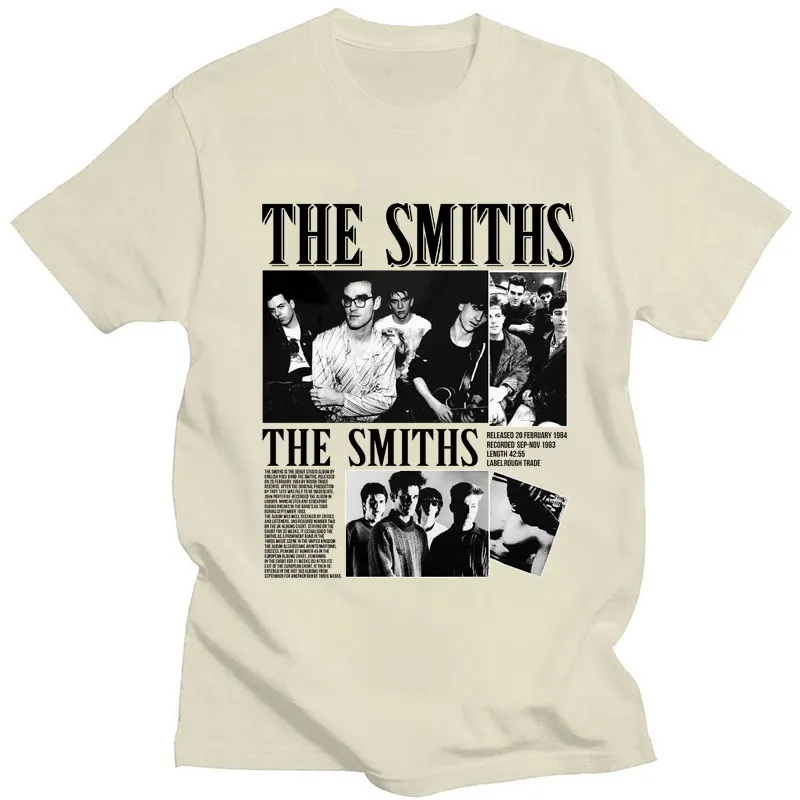 The Smiths The Queen Is Dead T Shirts Morrissey Marr Punk Vintage Hip Hop Harajuku T Shirt Men Women Cotton Oversized Streetwear