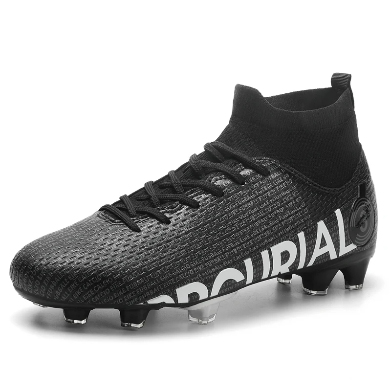 Männer Jungen Fußballschuhe Fußballschuhe Society Lange Spikes Fußballplatz Stollen Training Turnschuhe Sport Rutschfest Große Größe 47 48