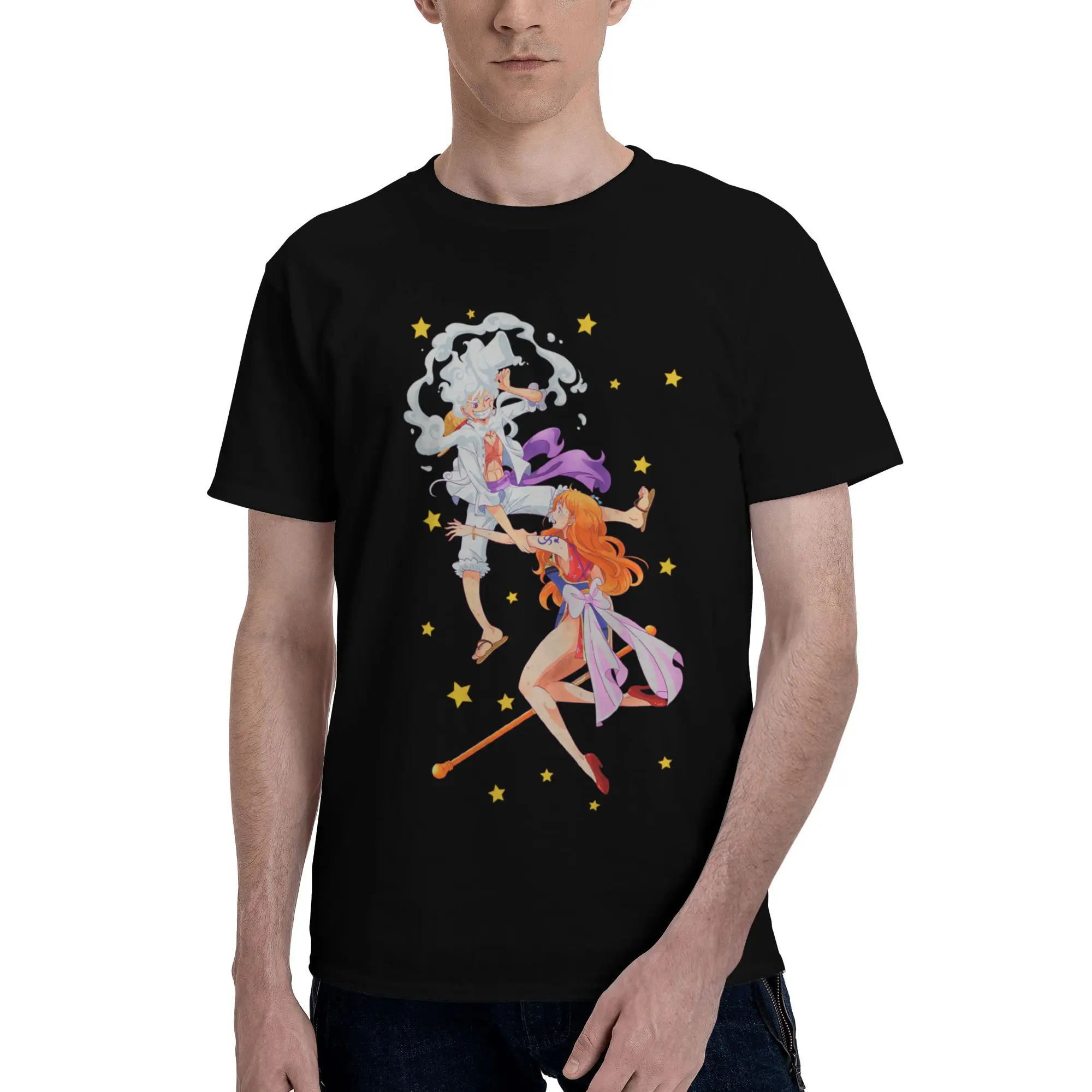 

Custom Mens Nami T Shirts Short Sleeve Cotton Tshirt Fashion T-shirt Casual One P-Pieces Tee Slim Fit Apparel