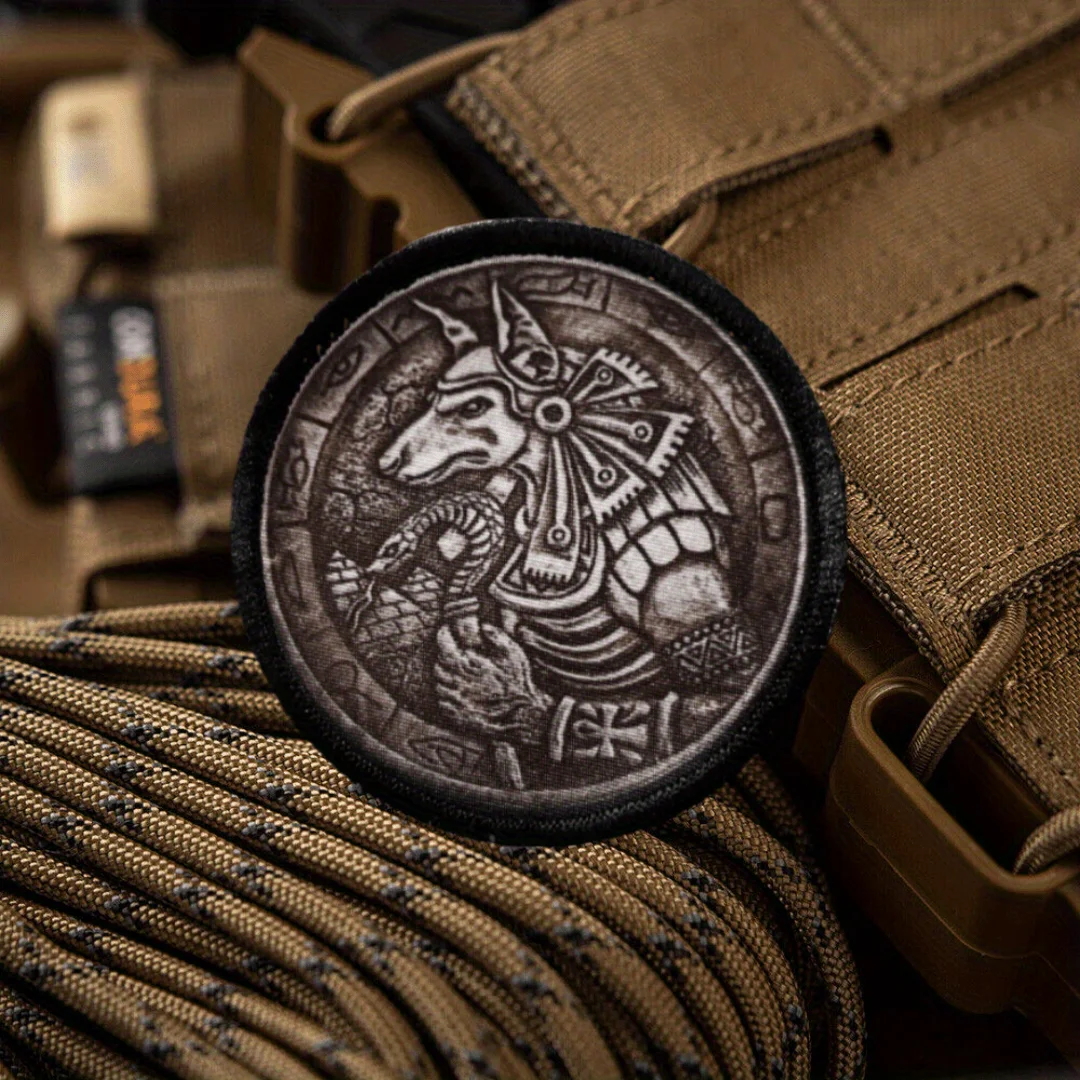 Egyptian Anubis Morale Tactical Patches on Clothes Printed Hook&Loop Patch Military ARMY Armband Backpack Stickers