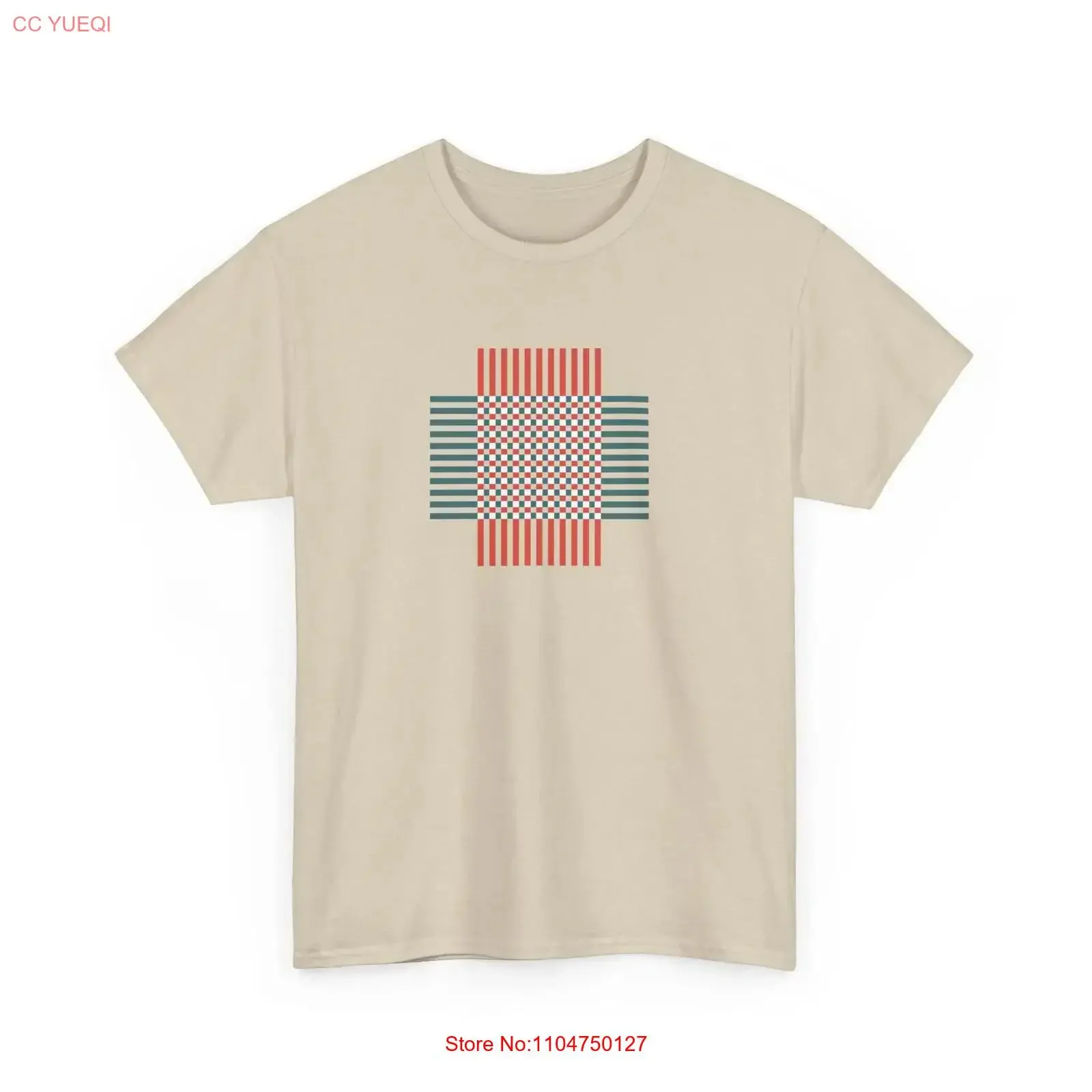Minimalist Geometric Pattern T Shirt Modern Abstract Shape Design for a Trendy Sophisticated Look vintage Washed Casual fashion