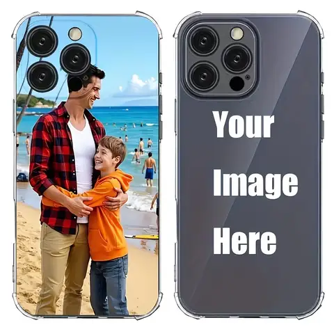 DIY Customized Case For iPhone 17 16 16e 15 14 13 12 11 Pro Max Mini SE 2020 2022 XS XR 6 6s 7 8 Plus TPU Shockproof Back Cover
