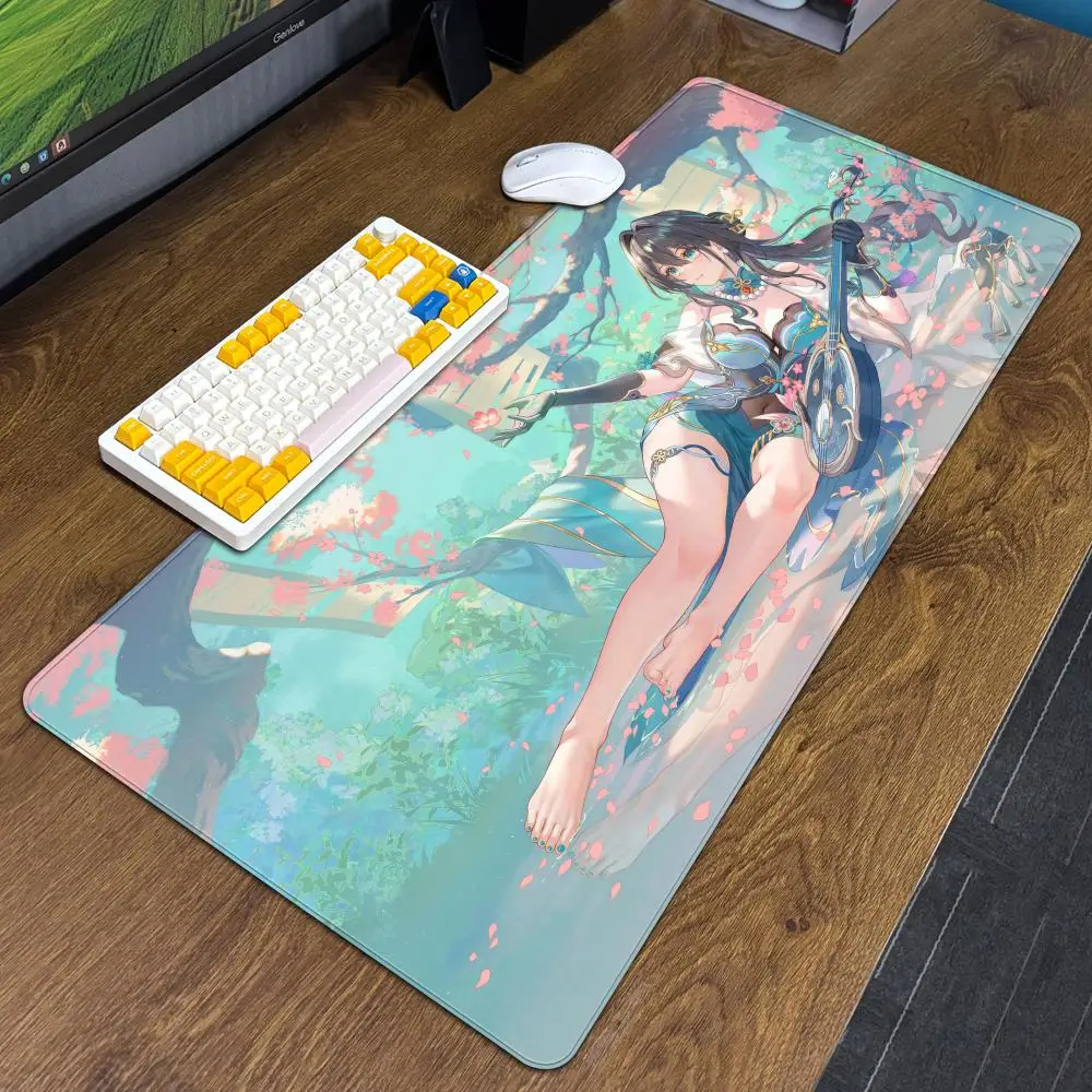 Ruan Mei Honkai Star Rail Mouse Pad MouseMat XXL Computer Accessories Large Keyboard Laptop Table Pad The New Product Gamer