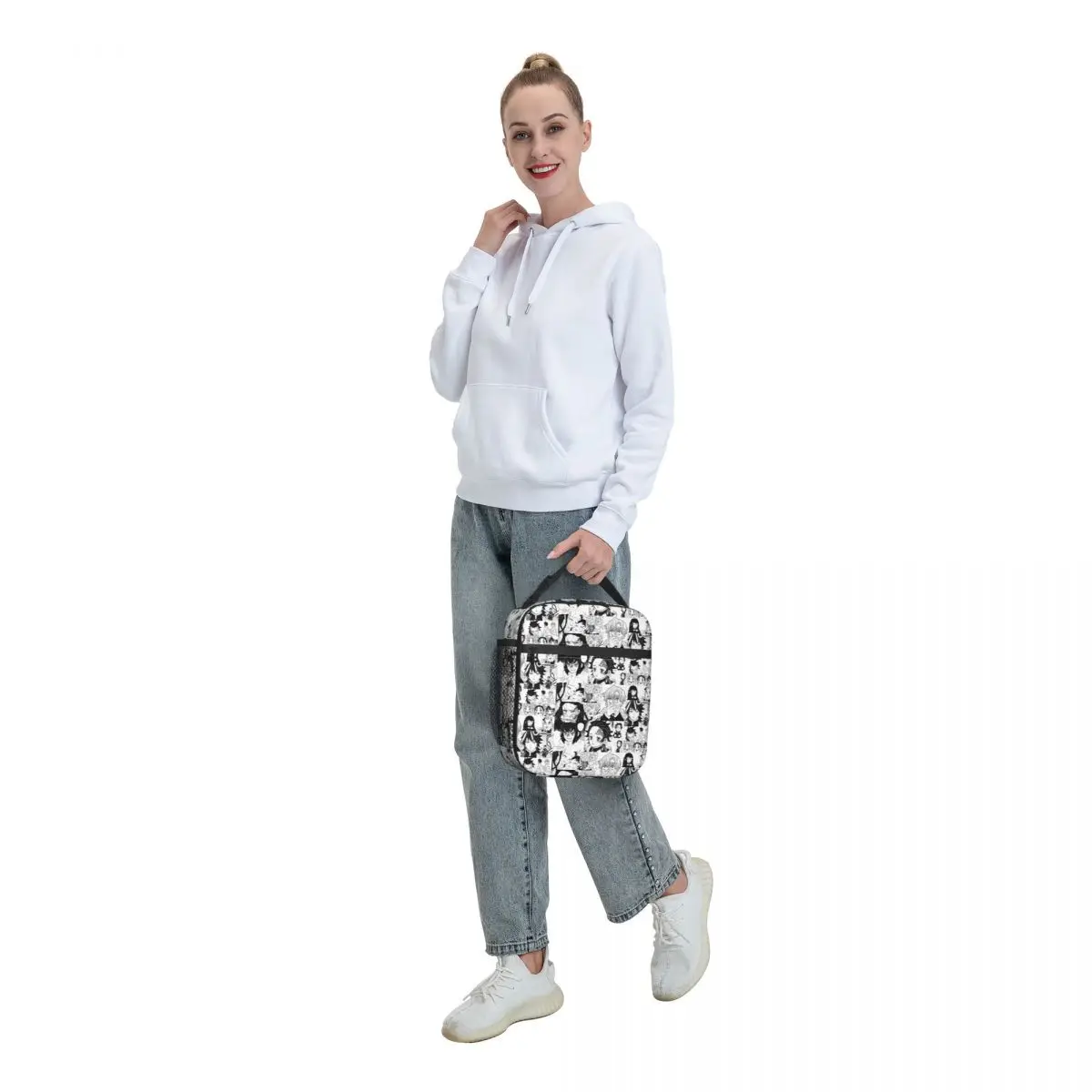 Custom Anime Thermal Insulated Lunch Bag Demon S-Slayer Portable Lunch Tote for School Office Outdoor Multifunction Food Box view 6