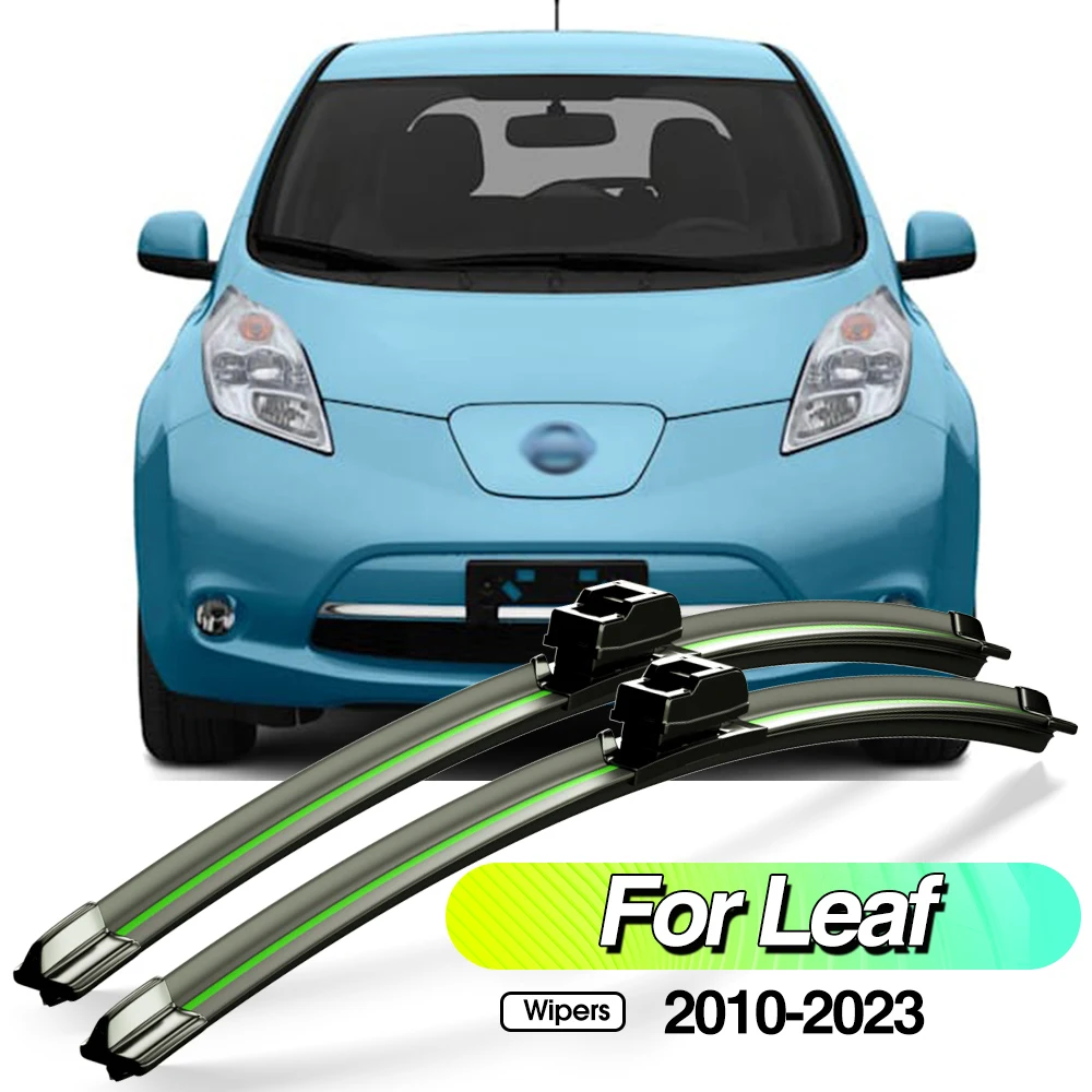 

For Nissan Leaf ZE0 ZE1 2010-2023 2pcs Front Windshield Wiper Blades Windscreen Window Accessories 2015 2016 2017 2019 2020