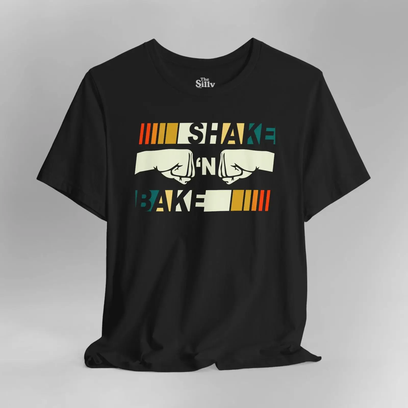 Retro Shake N Bake Racing T Shirt Funny Motorsports Pit Crew Vintage Race Car Driver for Day vintage Washed Breathable homme