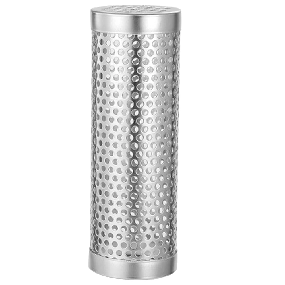 

Stainless Steel Smoke Tube 6 Inch Round BBQ Tool Durable Reusable Wear Resistant Easy Clean Grilling Camping Accessories Kitchen