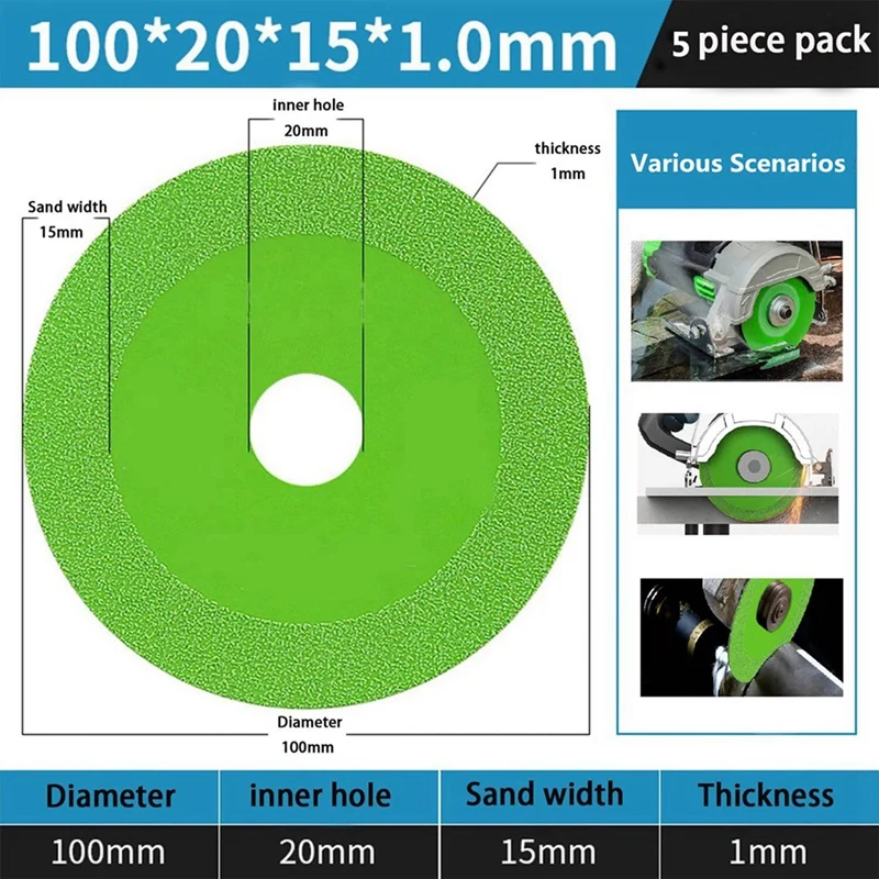 Heiß! Glass ch neids cheibe, Diamant sägeblatt geschnittenes Glass ch neids ch eiben rad, Schneid scheiben für Dreh werkzeug zubehör (10 Stück)