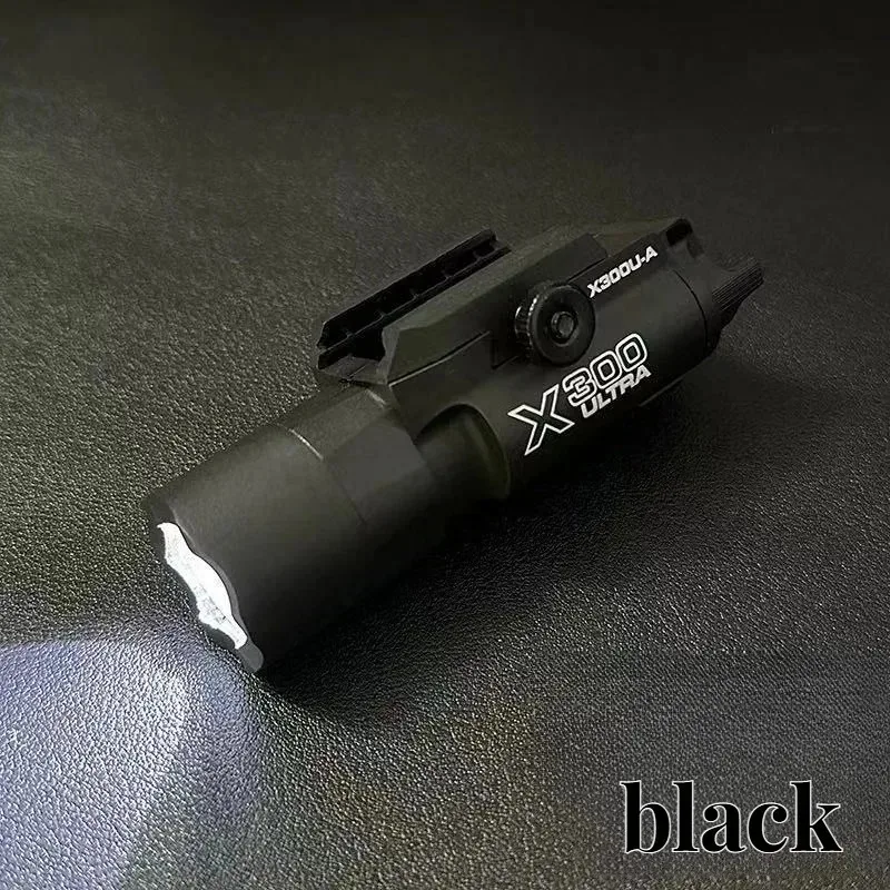 Linterna de alta intensidad dos en uno X300U: se adapta a riel de 20 mm, para pistolas de juguete Airsoft, caza, cerillas CS