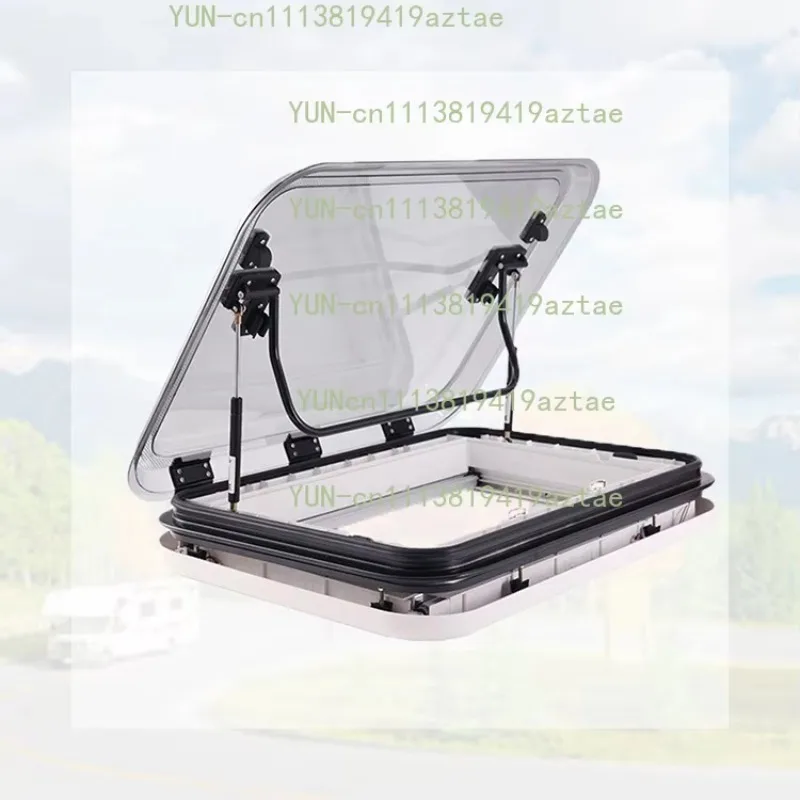 800X500mm Motorhome Skylight with LED Light Caravan Roof Window Heating-performance Rv Skylight