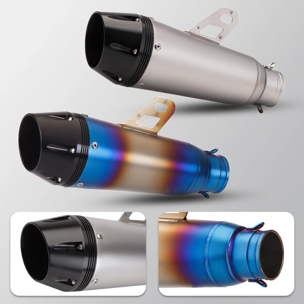 

Universal 51mm high quality motorcycle exhaust alpha muffler for R3 MT07 FZ1 R6 R15 ZX6R ZX10 Z900 Z400 CBR1000 GSXR1000 R35