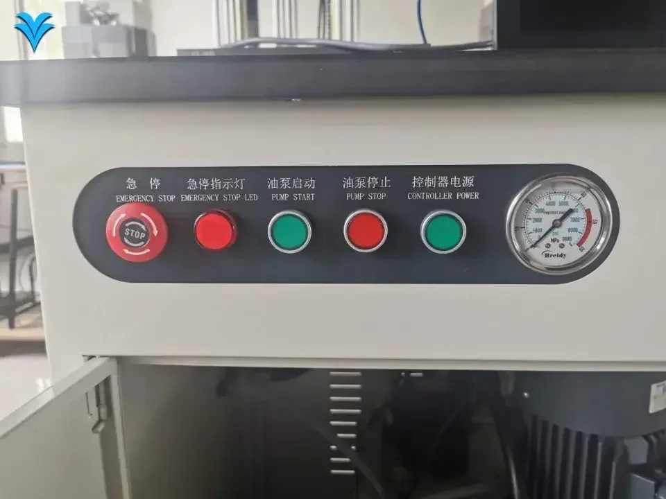 Machines manuelles d'essai de compression de béton de machine d'essai de résistance à la compression du béton 2000KN