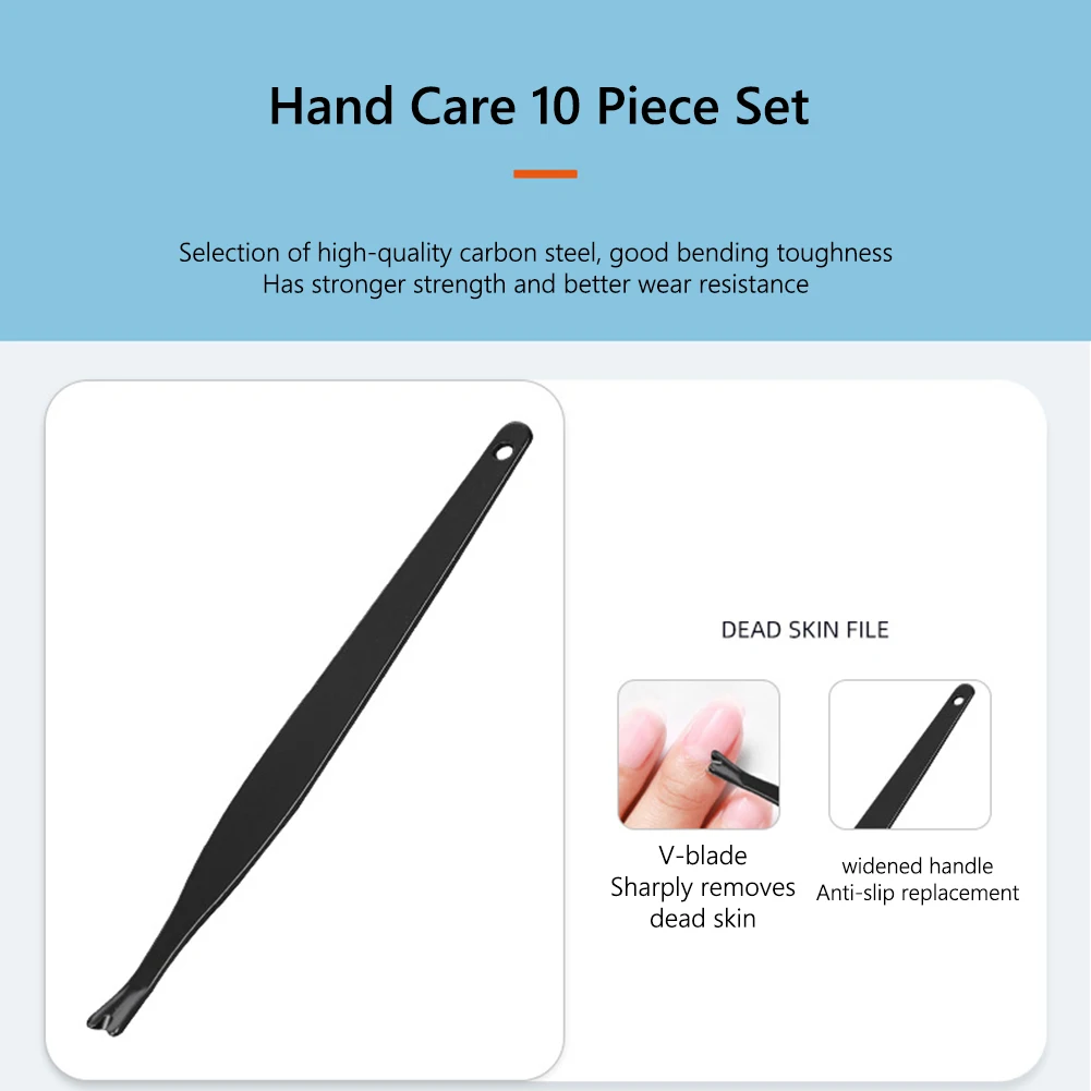 Nail Cutter Pedicure Scissors Set Carbon Steel Nail Trimmer Cutter Tool Set Portable Convenient for Women Man Beauty Products