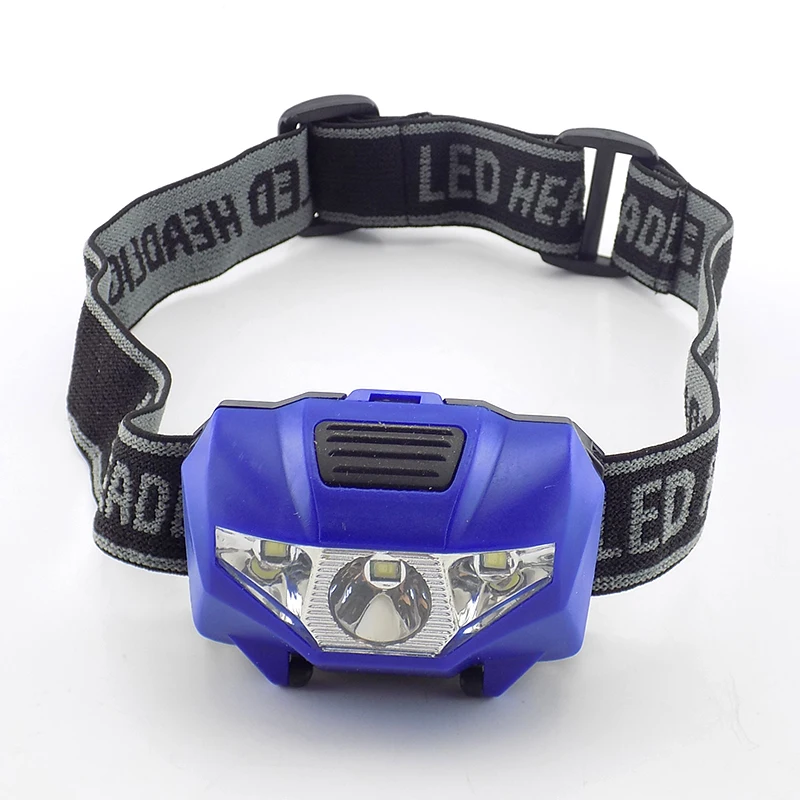 3-Led Headlamp Headlight Head Torch Light  red white bright Frontal samll flashlight Lampe hiking Camping powerful M20