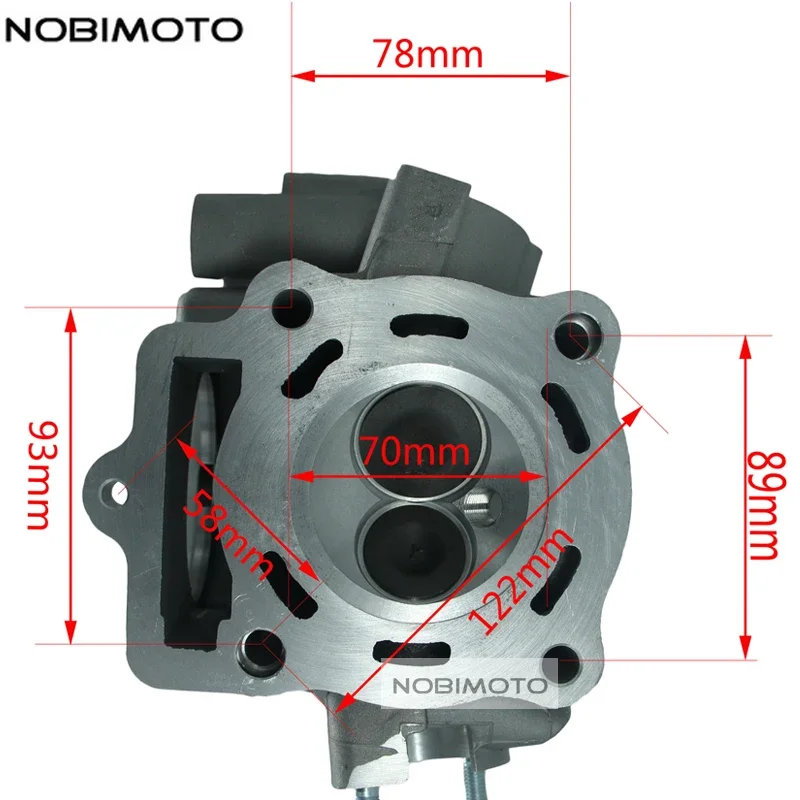 

Loncin GB250 Water-Cooled Cylinder Head - Spare Parts for 250cc Off-Road ATV/Quad/Dirt Bike Motorcycle