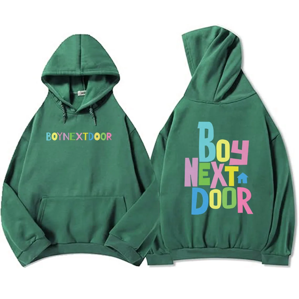 BOYNEXTDOOR Band Hoodies Sudaderas Men/Women Clothing Long Sleeve Casual Hooded Pullovers Sweatshirt Korean Style Moletom