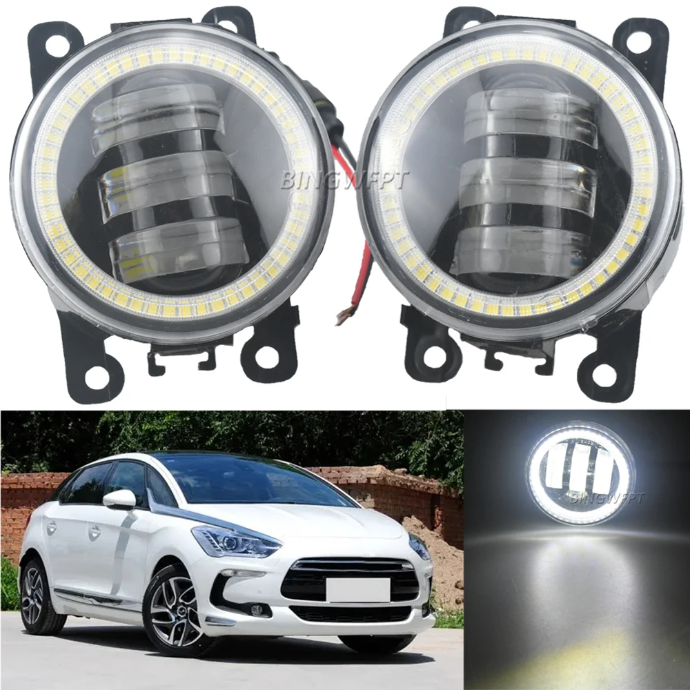 

2X Angel Eye Daytime Running Lamp Fog Light For Citroen DS5 2012 -2015 Citroen C4 Picasso - Grand Picasso C4 2006-2020