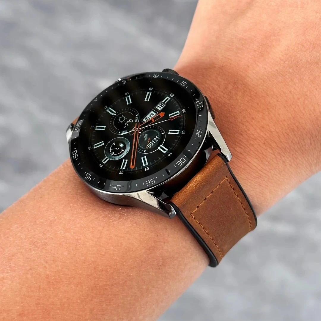 Leather Silicone Strap for Huawei Watch GT 5 4 46mm 41mm Band Wristband Bracelet for Huawei GT5 GT4 GT3 Pro GT2 20mm 22mm Strap