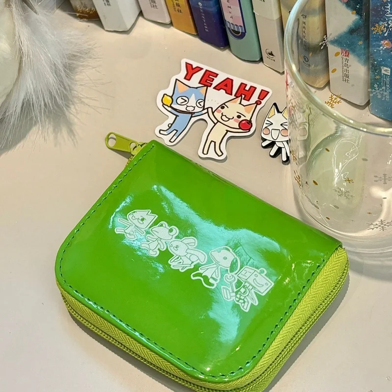 Cute Toro Cat Classic Coin Purse Card Bag Short Wallet Storage Bag Cartoon Anime Peripheral Id Set Storage Bag Student Wallet