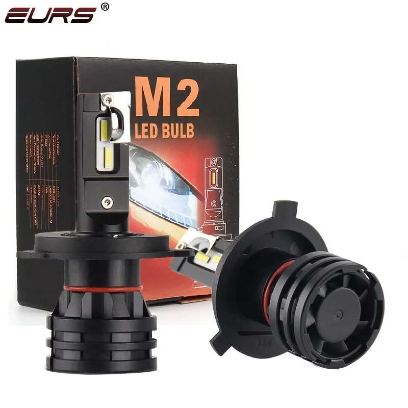 M2 LED Auto Headlight H4 Car Lights 55W 16000lm H1 H7 H8 H9 H11 9005 HB3 9006 Mini Fog Light Headlamp Led Bulbs 12V White 6500k