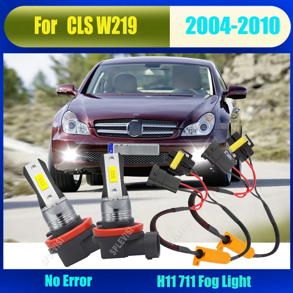 H11 Fog Light Bulbs – Canbus ,Direct Fit, No Modifications Needed For Mercedes-Benz CLS W219 2004 2005 2006 2007 2008 2009 2010