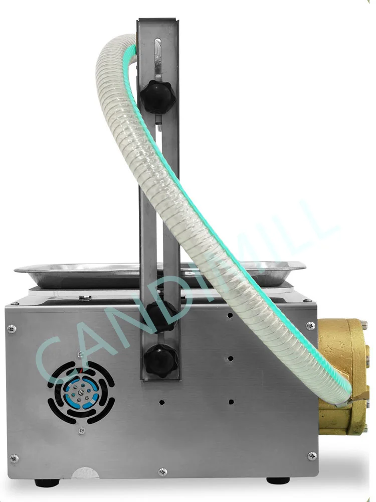 Máquina de enchimento de distribuição automática pequena, líquido viscoso, molho de gergelim, óleo comestível, cola, máquina de enchimento de mel, controle digital