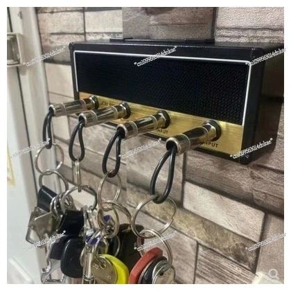 Audio Keychain Speaker Hanging Socket Hanging Key Wall-mounted Key Storage Box Base