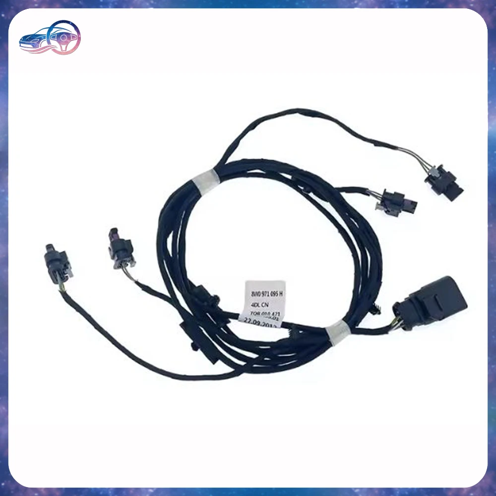 8W0 971 095 J /H/C/B/A/F Front Bumper PDC Parking Sensor Wiring Harness for VW Audi A4 B9 A4L Avant S4 2016-2025 8W0971095