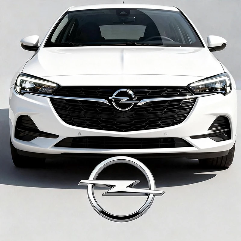 

1 шт. 3D ABS черная/серебристая эмблема на капот/задний багажник, наклейка-логотип для Opel Astra, Insignia, Corsa, Zafira