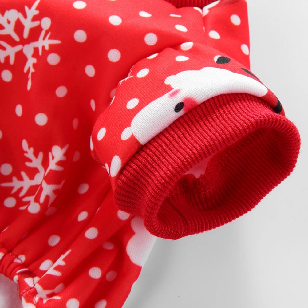 

Pet Christmas Dress Dog Clothes Fashion Snow Santa Design Cute Costume Halloween Clothing Warm Jacket